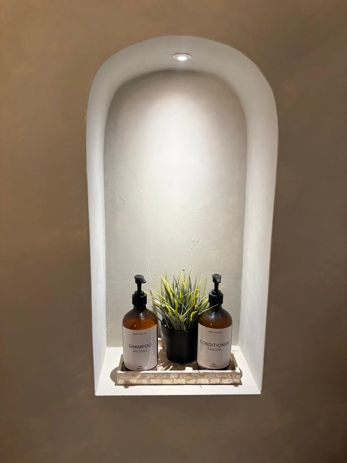 shelf with hand cream